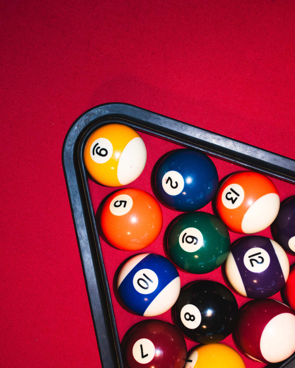 Table de billard anglais au Bowling du Golfe